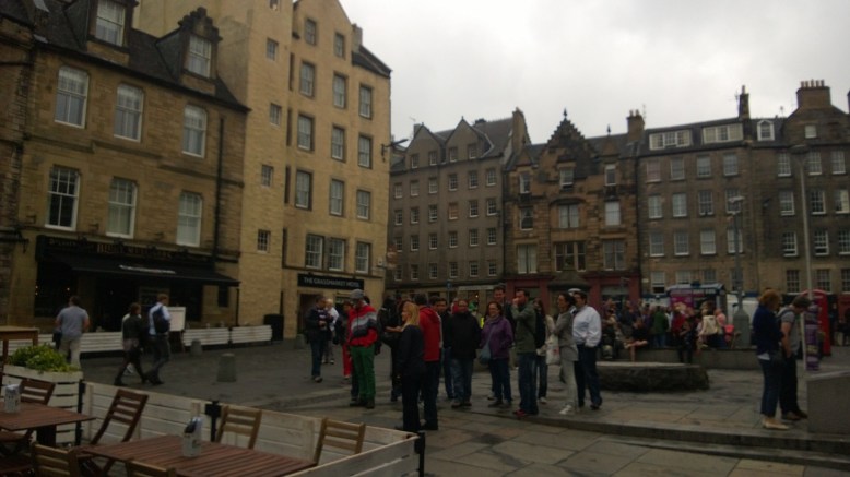 Edinburgh's Grassmarket area. It feels like my nabe away from my nab.e