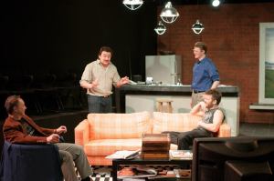 Me, left, Kirk, Deven and Brandon (on couch). I liked this set.